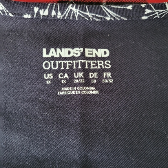 Land's End Plus Size Scrub Top - Picture 8 of 11